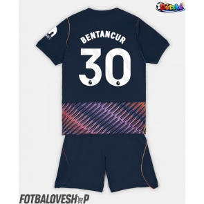 Tottenham Hotspur Rodrigo Bentancur #30 Dětské Venkovní Dres 2026-27 Krátký Rukáv (+ trenýrky)