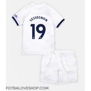 Tottenham Hotspur Ryan Sessegnon #19 Dětské Domácí Dres 2023-24 Krátký Rukáv (+ trenýrky)