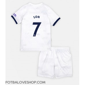 Tottenham Hotspur Son Heung-min #7 Dětské Domácí Dres 2023-24 Krátký Rukáv (+ trenýrky)