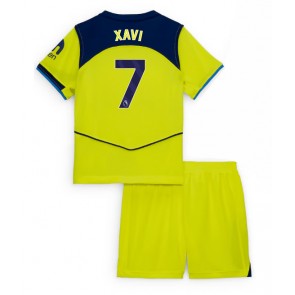 Tottenham Hotspur Xavi Simons #7 Dětské Alternativní Dres 2025-26 Krátký Rukáv (+ trenýrky)