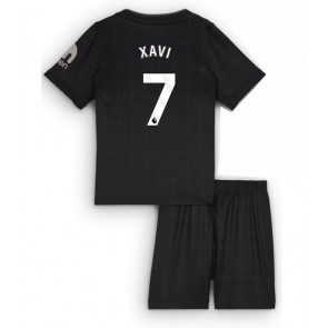 Tottenham Hotspur Xavi Simons #7 Dětské Venkovní Dres 2025-26 Krátký Rukáv (+ trenýrky)