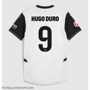 Valencia Hugo Duro #9 Domácí Dres 2024-25 Krátký Rukáv