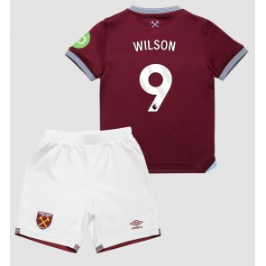 West Ham United Callum Wilson #9 Dětské Domácí Dres 2025-26 Krátký Rukáv (+ trenýrky)
