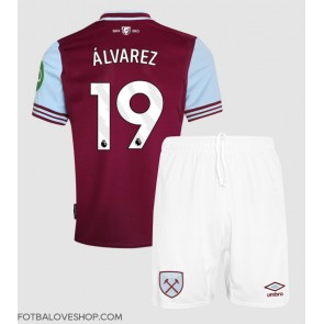 West Ham United Edson Alvarez #19 Dětské Domácí Dres 2024-25 Krátký Rukáv (+ trenýrky)