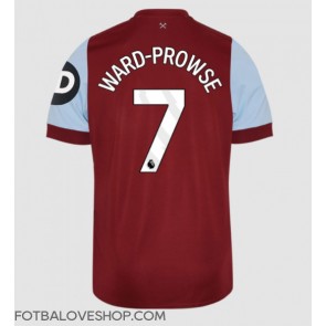 West Ham United James Ward-Prowse #7 Domácí Dres 2023-24 Krátký Rukáv