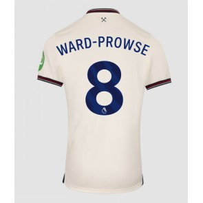 West Ham United James Ward-Prowse #8 Venkovní Dres 2025-26 Krátký Rukáv