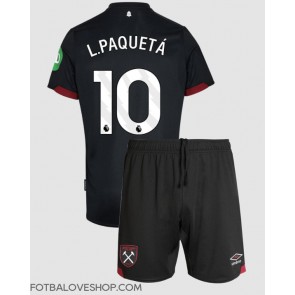 West Ham United Lucas Paqueta #10 Dětské Venkovní Dres 2024-25 Krátký Rukáv (+ trenýrky)
