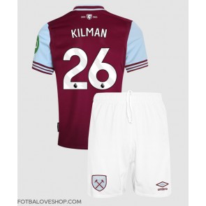 West Ham United Max Kilman #26 Dětské Domácí Dres 2024-25 Krátký Rukáv (+ trenýrky)