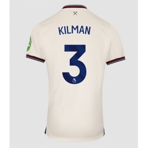 West Ham United Max Kilman #3 Venkovní Dres 2025-26 Krátký Rukáv