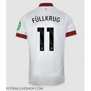 West Ham United Niclas Fullkrug #11 Alternativní Dres 2024-25 Krátký Rukáv