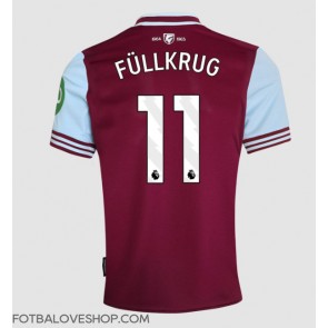 West Ham United Niclas Fullkrug #11 Domácí Dres 2024-25 Krátký Rukáv
