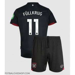 West Ham United Niclas Fullkrug #11 Dětské Venkovní Dres 2024-25 Krátký Rukáv (+ trenýrky)