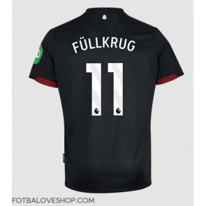 West Ham United Niclas Fullkrug #11 Venkovní Dres 2024-25 Krátký Rukáv
