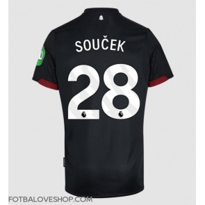 West Ham United Tomas Soucek #28 Venkovní Dres 2024-25 Krátký Rukáv