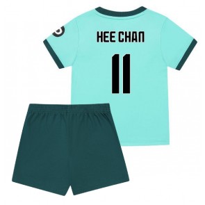 Wolves Hee-chan Hwang #11 Dětské Venkovní Dres 2025-26 Krátký Rukáv (+ trenýrky)