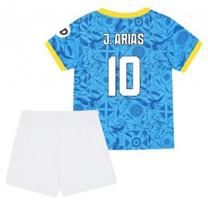 Wolves Jhon Arias #10 Dětské Alternativní Dres 2025-26 Krátký Rukáv (+ trenýrky)
