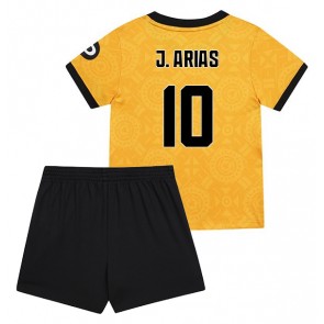 Wolves Jhon Arias #10 Dětské Domácí Dres 2025-26 Krátký Rukáv (+ trenýrky)