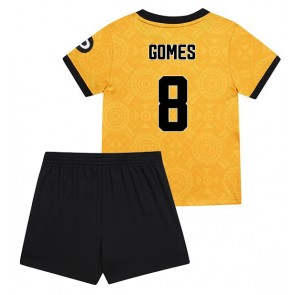 Wolves Joao Gomes #8 Dětské Domácí Dres 2025-26 Krátký Rukáv (+ trenýrky)