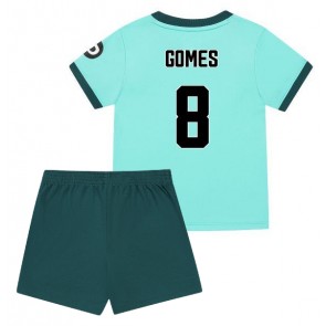 Wolves Joao Gomes #8 Dětské Venkovní Dres 2025-26 Krátký Rukáv (+ trenýrky)