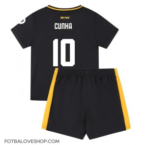 Wolves Matheus Cunha #10 Dětské Venkovní Dres 2024-25 Krátký Rukáv (+ trenýrky)
