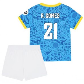 Wolves Rodrigo Gomes #21 Dětské Alternativní Dres 2025-26 Krátký Rukáv (+ trenýrky)