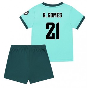 Wolves Rodrigo Gomes #21 Dětské Venkovní Dres 2025-26 Krátký Rukáv (+ trenýrky)