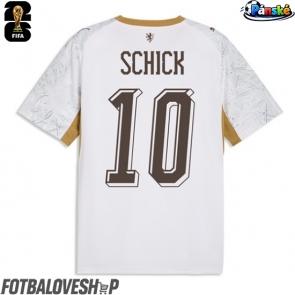 Česká republika Patrik Schick #10 Venkovní Dres MS 2026 Krátký Rukáv