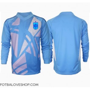 Španělsko Brankářské Domácí Dres ME 2024 Dlouhý Rukáv