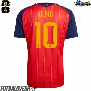 Španělsko Dani Olmo #10 Domácí Dres MS 2026 Krátký Rukáv