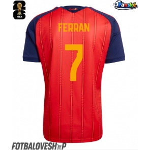 Španělsko Ferran Torres #7 Domácí Dres MS 2026 Krátký Rukáv