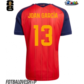 Španělsko Joan Garcia #13 Domácí Dres MS 2026 Krátký Rukáv
