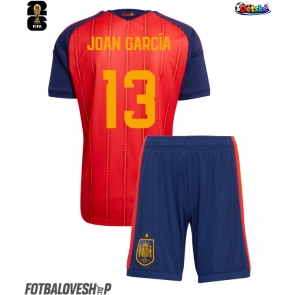 Španělsko Joan Garcia #13 Dětské Domácí Dres MS 2026 Krátký Rukáv (+ trenýrky)
