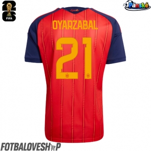 Španělsko Mikel Oyarzabal #21 Domácí Dres MS 2026 Krátký Rukáv