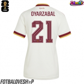 Španělsko Mikel Oyarzabal #21 Dámské Venkovní Dres MS 2026 Krátký Rukáv