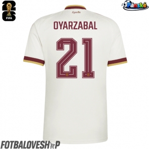 Španělsko Mikel Oyarzabal #21 Venkovní Dres MS 2026 Krátký Rukáv