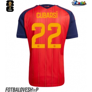 Španělsko Pau Cubarsi #22 Domácí Dres MS 2026 Krátký Rukáv