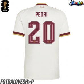 Španělsko Pedri Gonzalez #20 Venkovní Dres MS 2026 Krátký Rukáv