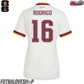Španělsko Rodri Hernandez #16 Dámské Venkovní Dres MS 2026 Krátký Rukáv