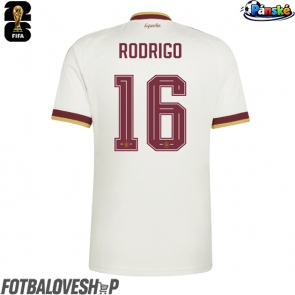 Španělsko Rodri Hernandez #16 Venkovní Dres MS 2026 Krátký Rukáv