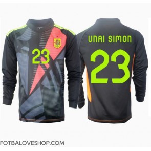 Španělsko Unai Simon #23 Brankářské Venkovní Dres ME 2024 Dlouhý Rukáv