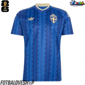 Švédsko Venkovní Dres MS 2026 Krátký Rukáv