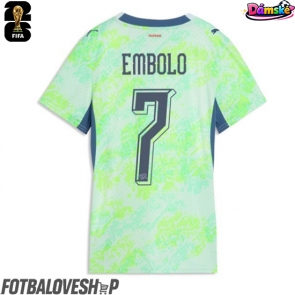 Švýcarsko Breel Embolo #7 Dámské Venkovní Dres MS 2026 Krátký Rukáv