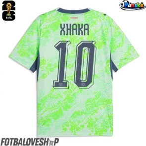 Švýcarsko Granit Xhaka #10 Venkovní Dres MS 2026 Krátký Rukáv