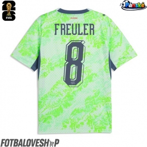 Švýcarsko Remo Freuler #8 Venkovní Dres MS 2026 Krátký Rukáv