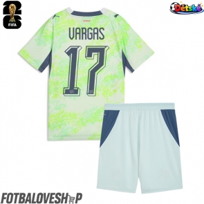 Švýcarsko Ruben Vargas #17 Dětské Venkovní Dres MS 2026 Krátký Rukáv (+ trenýrky)