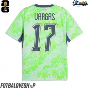 Švýcarsko Ruben Vargas #17 Venkovní Dres MS 2026 Krátký Rukáv