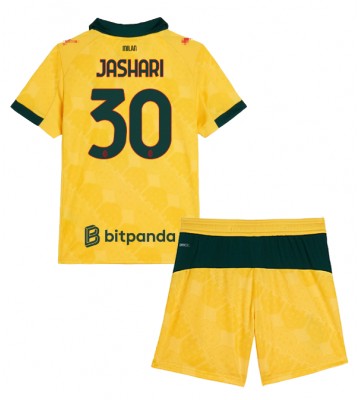 AC Milan Ardon Jashari #30 Dětské Alternativní Dres 2025-26 Krátký Rukáv (+ trenýrky)