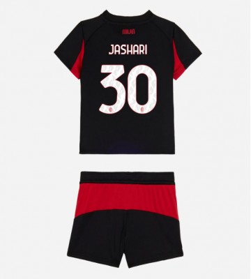 AC Milan Ardon Jashari #30 Dětské Domácí Dres 2025-26 Krátký Rukáv (+ trenýrky)
