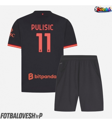 AC Milan Christian Pulisic #11 Dětské Alternativní Dres 2026-27 Krátký Rukáv (+ trenýrky)
