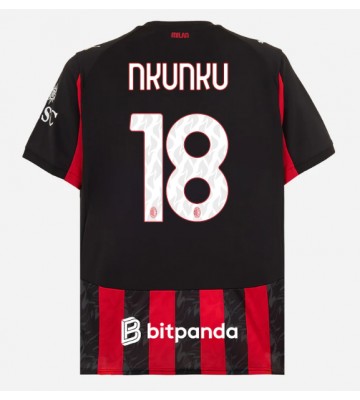 AC Milan Christopher Nkunku #18 Domácí Dres 2025-26 Krátký Rukáv